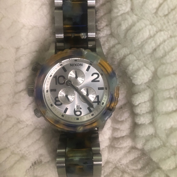 Nixon Other - Nixon Minimize 42-20  Chrono Stainless Steel Watch